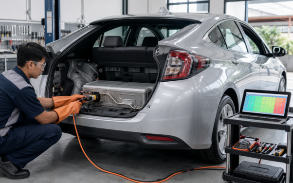 ตรวจสุขภาพแบตเตอรี่ Hybrid