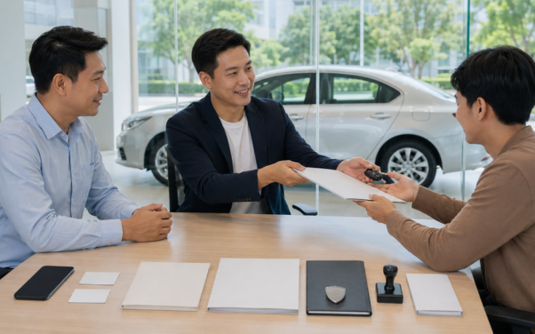 ขั้นตอนโอนสิทธิ์ประกันให้เจ้าของใหม่